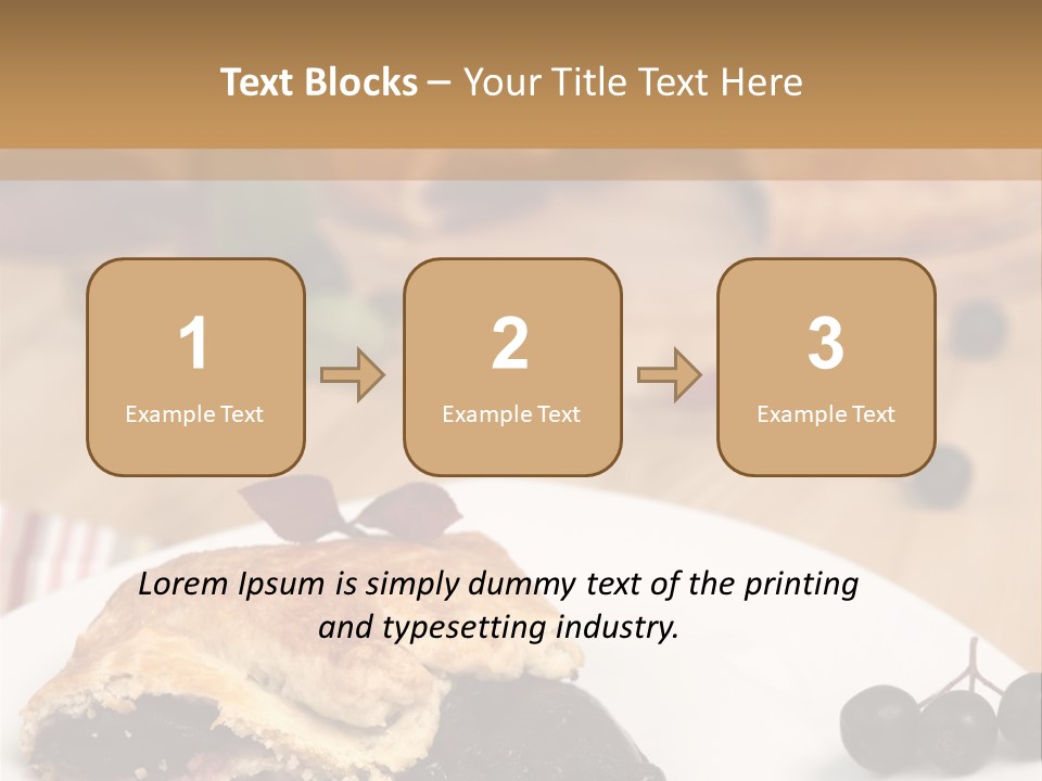 Napkin Table Nobody PowerPoint Template