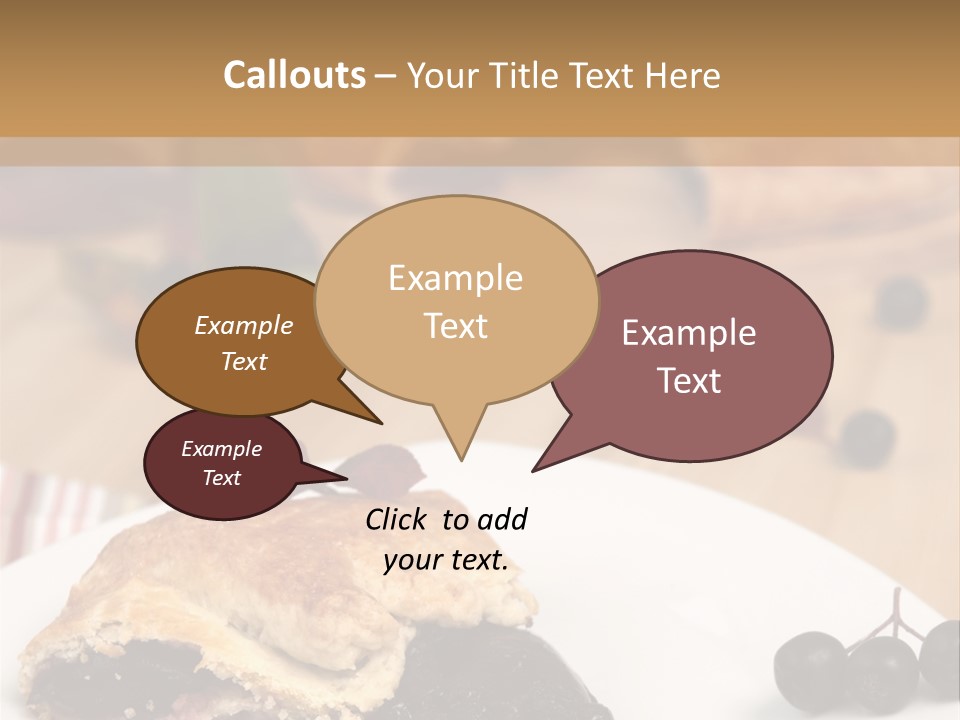 Napkin Table Nobody PowerPoint Template