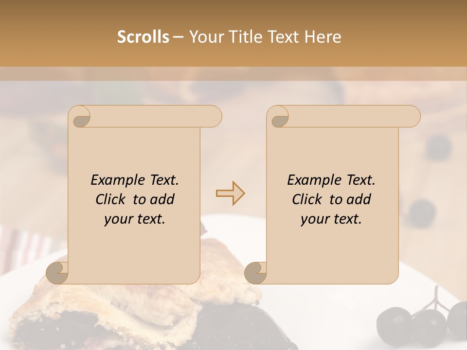 Napkin Table Nobody PowerPoint Template