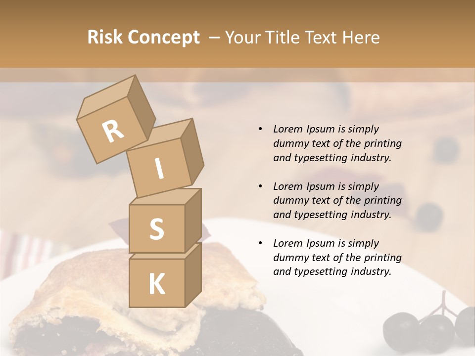 Napkin Table Nobody PowerPoint Template