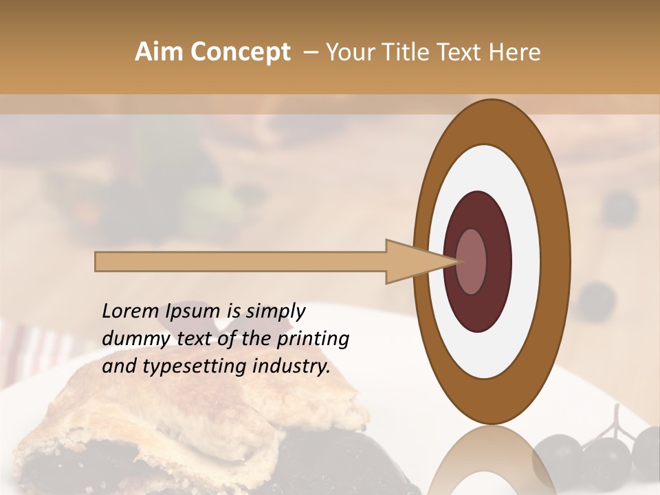 Napkin Table Nobody PowerPoint Template