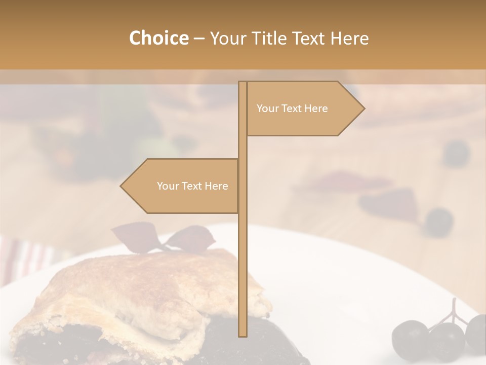 Napkin Table Nobody PowerPoint Template