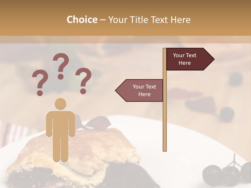 Napkin Table Nobody PowerPoint Template