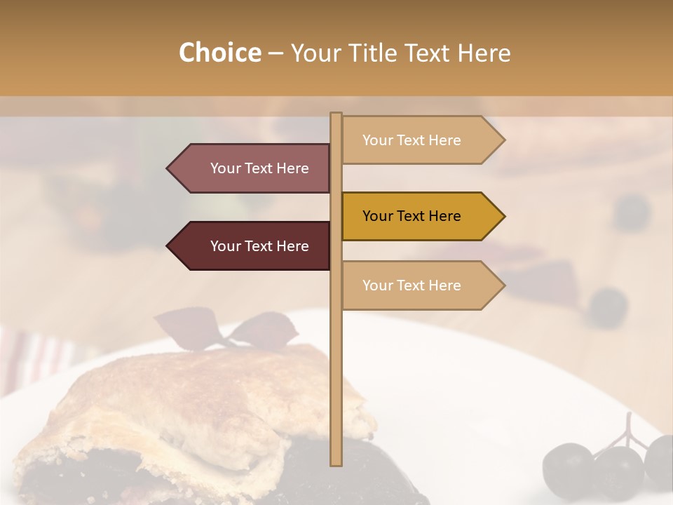 Napkin Table Nobody PowerPoint Template