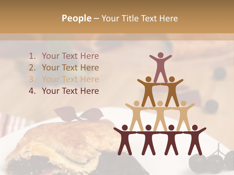 Napkin Table Nobody PowerPoint Template