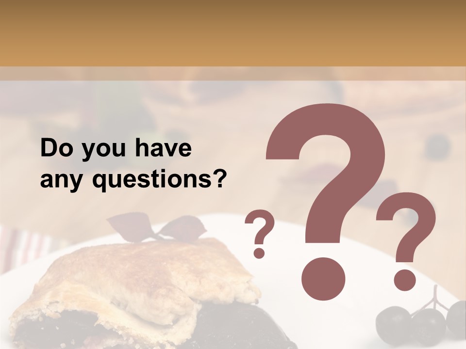 Napkin Table Nobody PowerPoint Template