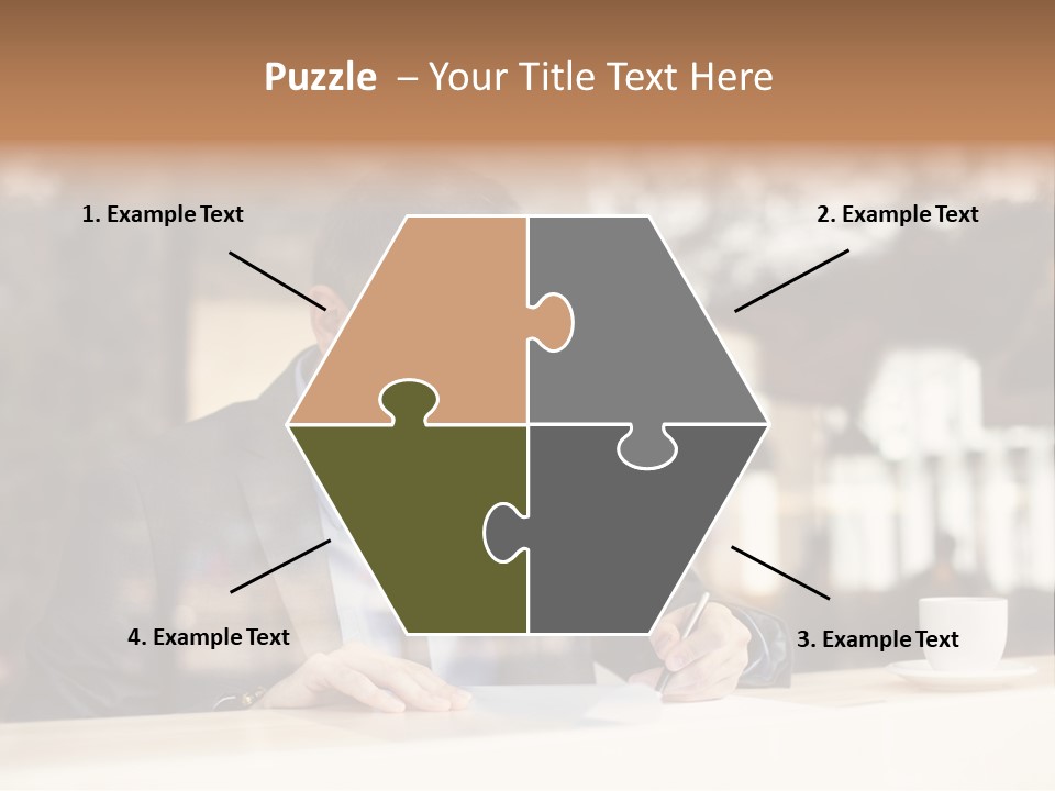 Confident Coffee Human Resources PowerPoint Template