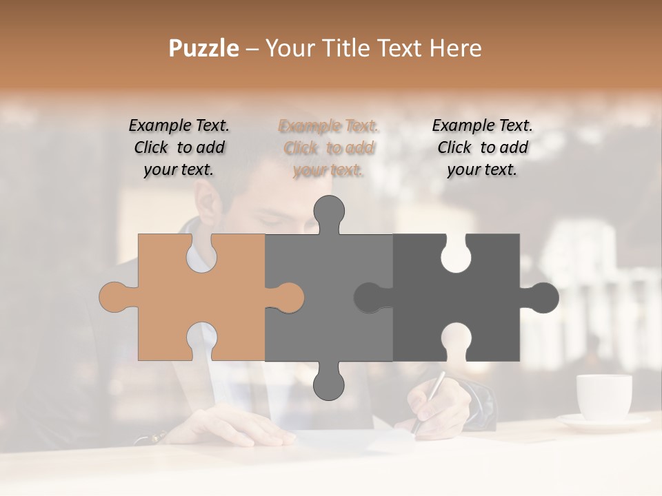 Confident Coffee Human Resources PowerPoint Template