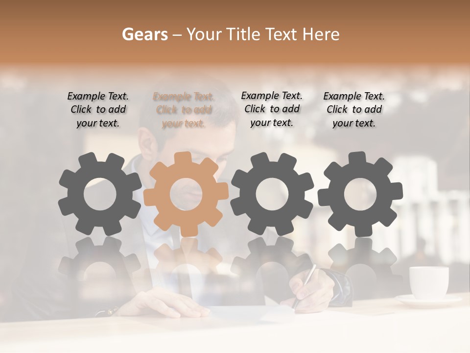 Confident Coffee Human Resources PowerPoint Template