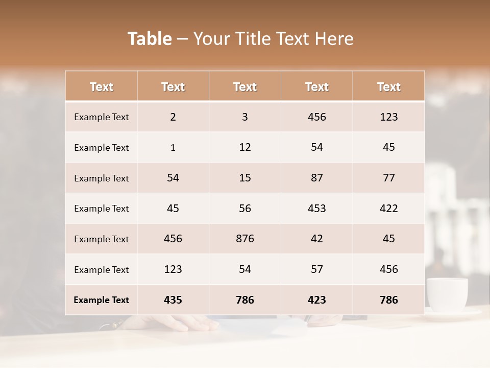 Confident Coffee Human Resources PowerPoint Template
