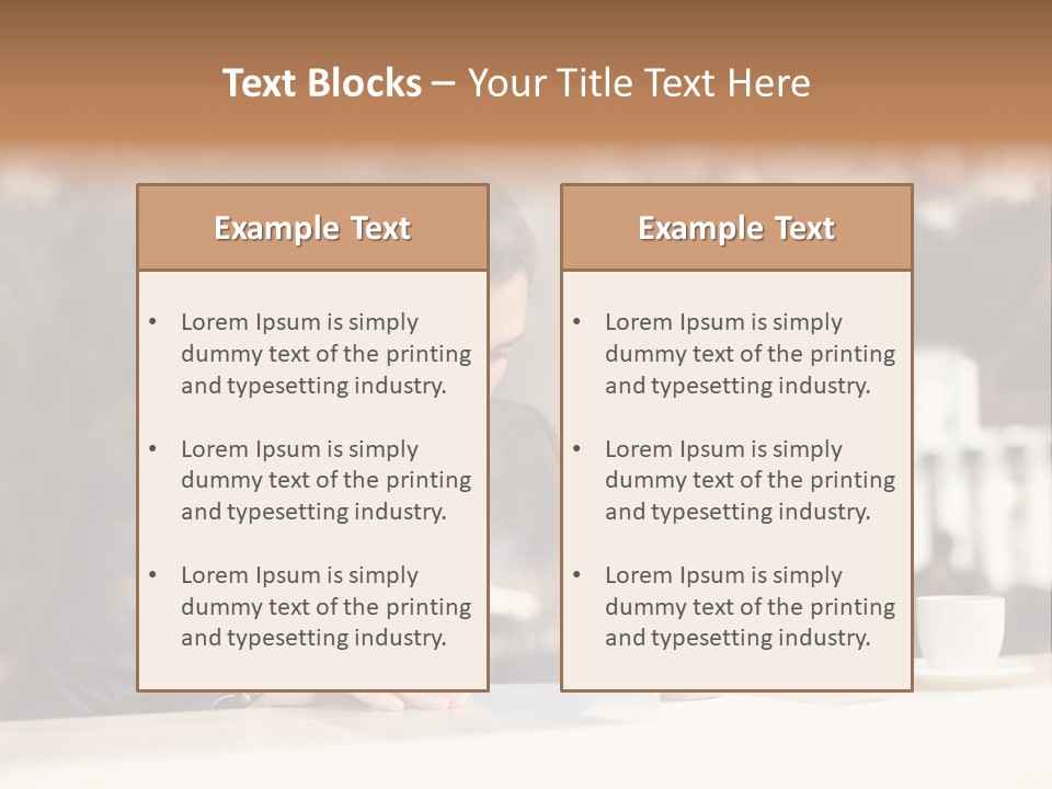 Confident Coffee Human Resources PowerPoint Template