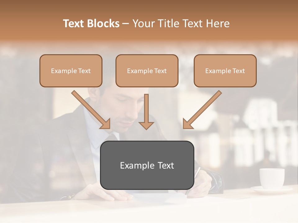 Confident Coffee Human Resources PowerPoint Template