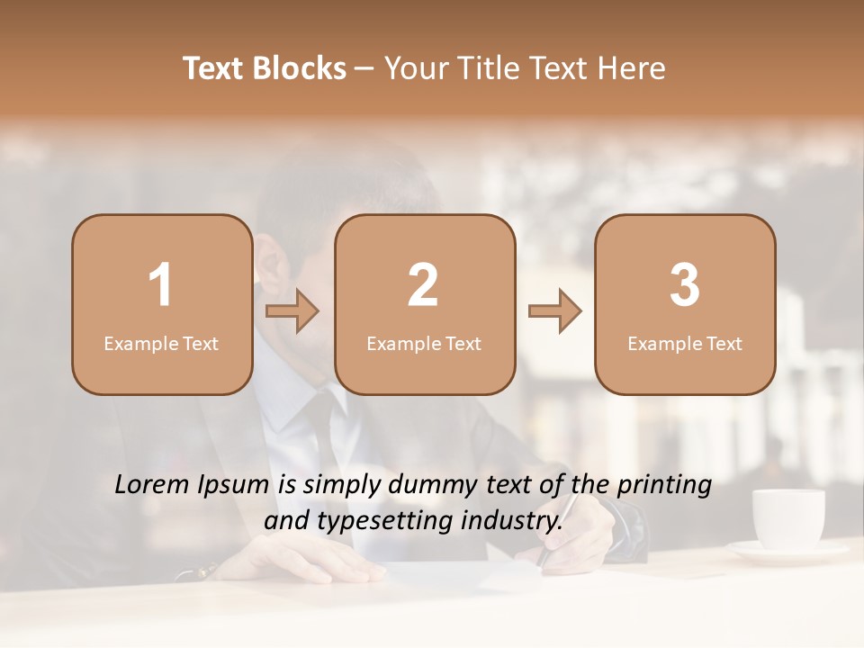 Confident Coffee Human Resources PowerPoint Template