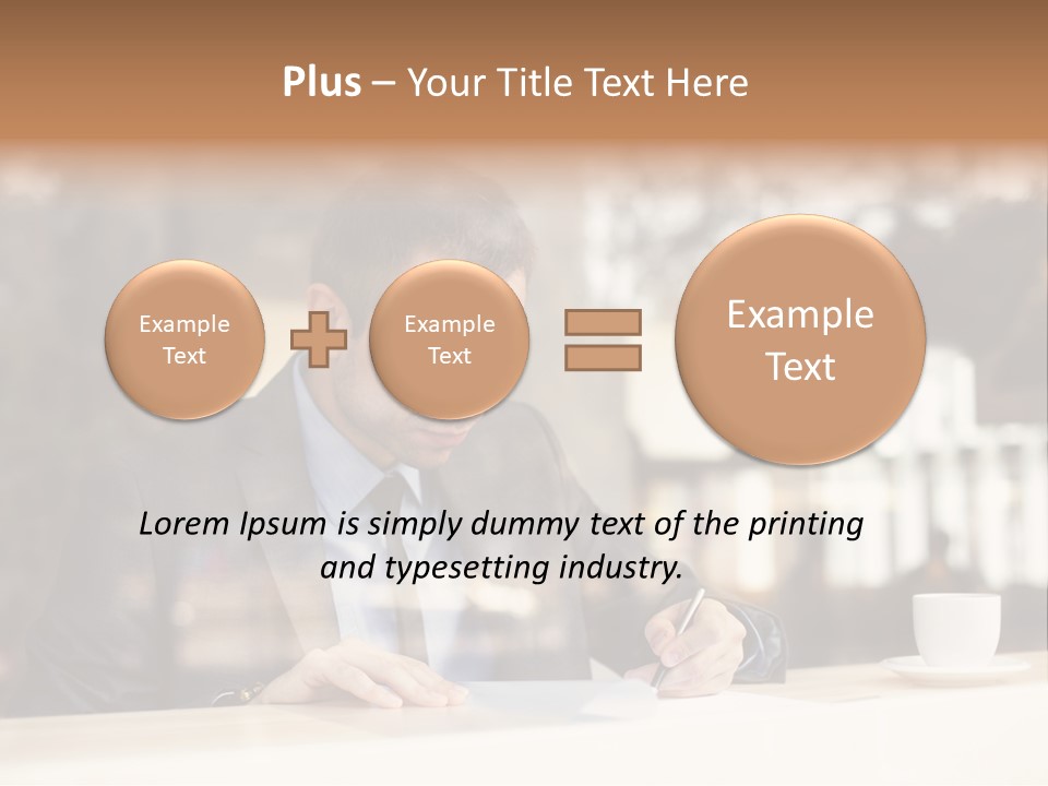 Confident Coffee Human Resources PowerPoint Template