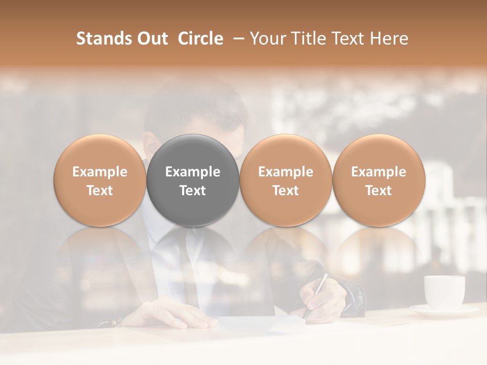 Confident Coffee Human Resources PowerPoint Template
