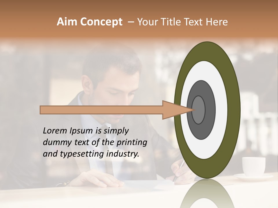 Confident Coffee Human Resources PowerPoint Template