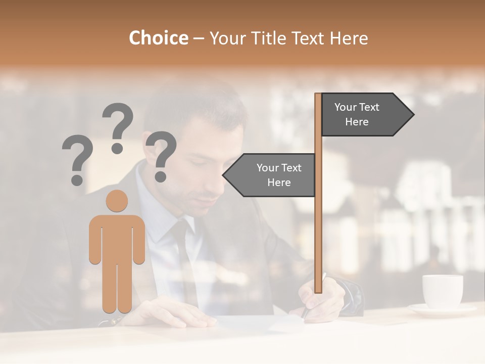 Confident Coffee Human Resources PowerPoint Template