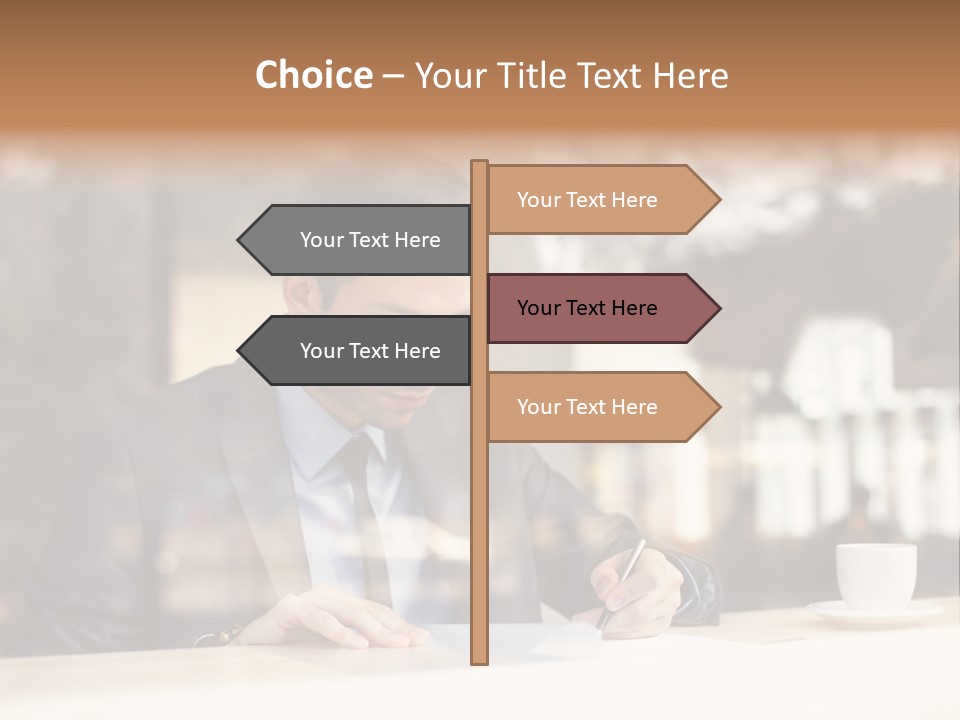 Confident Coffee Human Resources PowerPoint Template