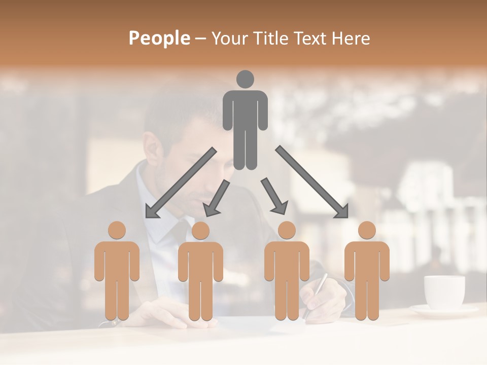 Confident Coffee Human Resources PowerPoint Template