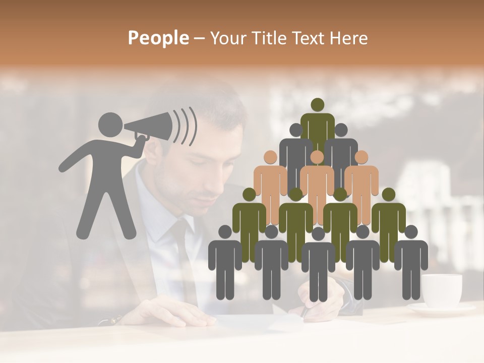Confident Coffee Human Resources PowerPoint Template