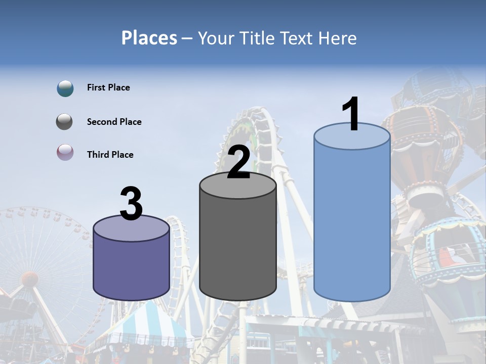 Fashioned Festival Rollercoaster PowerPoint Template
