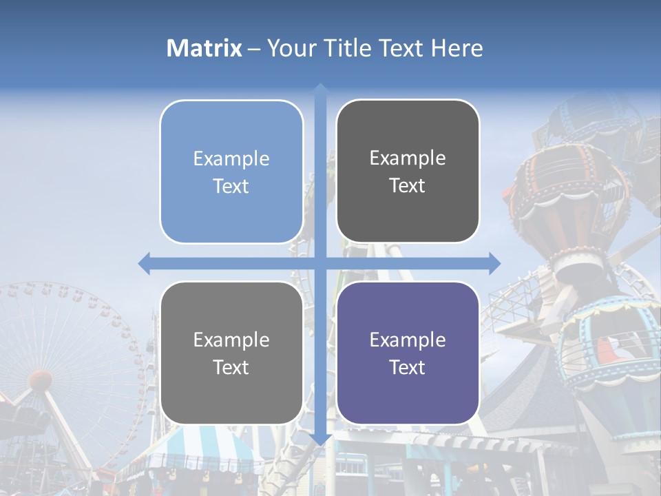 Fashioned Festival Rollercoaster PowerPoint Template