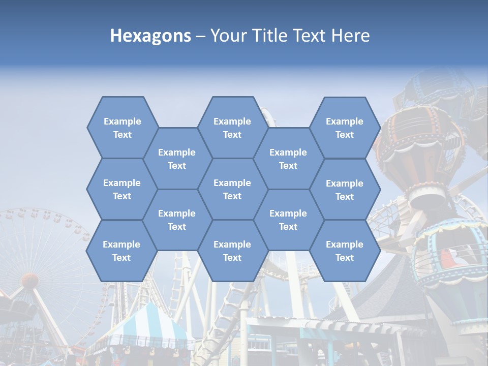 Fashioned Festival Rollercoaster PowerPoint Template