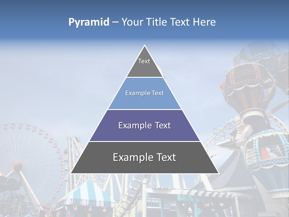 Fashioned Festival Rollercoaster PowerPoint Template