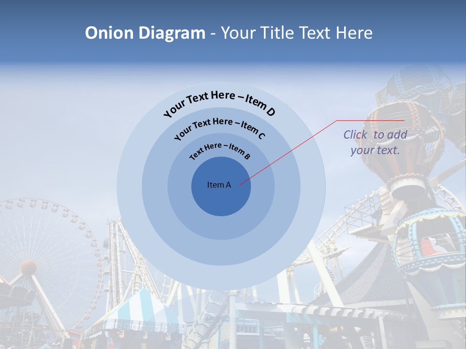 Fashioned Festival Rollercoaster PowerPoint Template