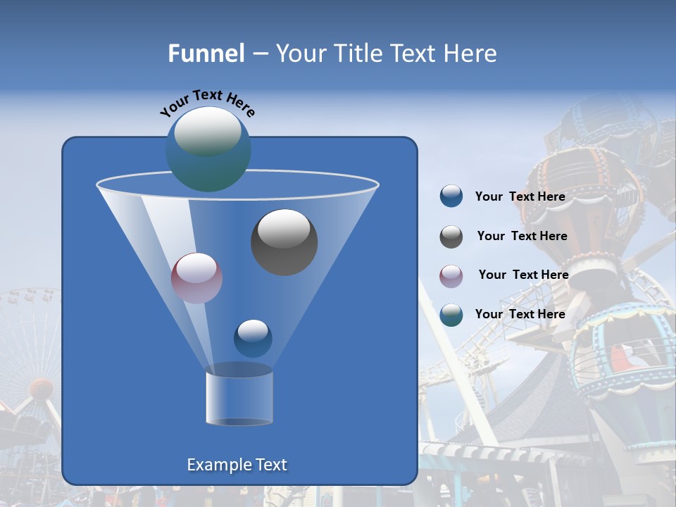 Fashioned Festival Rollercoaster PowerPoint Template