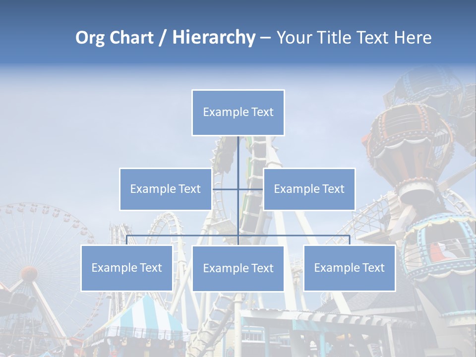 Fashioned Festival Rollercoaster PowerPoint Template