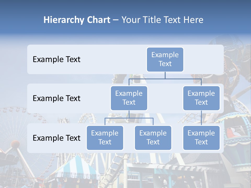 Fashioned Festival Rollercoaster PowerPoint Template