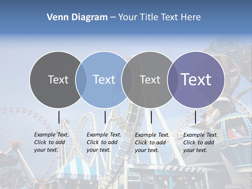 Fashioned Festival Rollercoaster PowerPoint Template