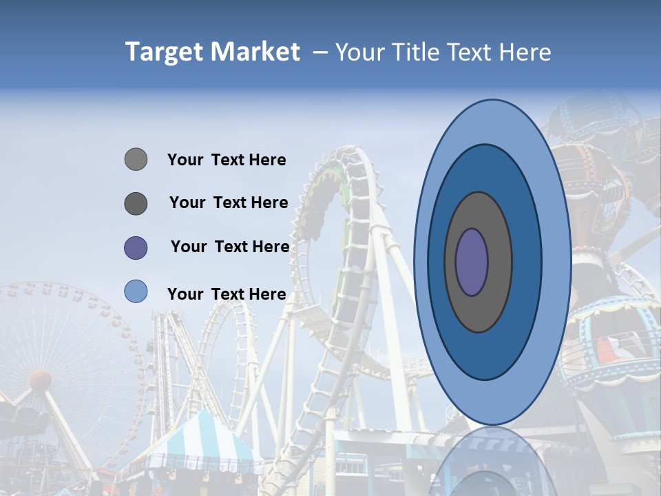 Fashioned Festival Rollercoaster PowerPoint Template