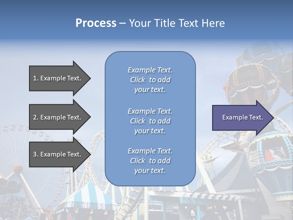 Fashioned Festival Rollercoaster PowerPoint Template