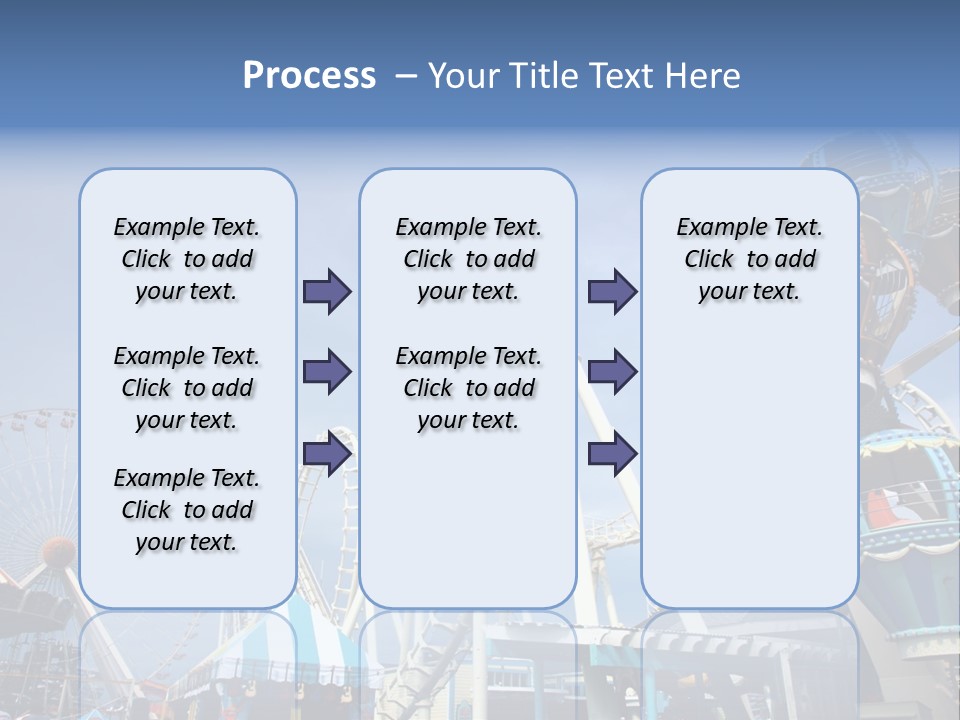 Fashioned Festival Rollercoaster PowerPoint Template