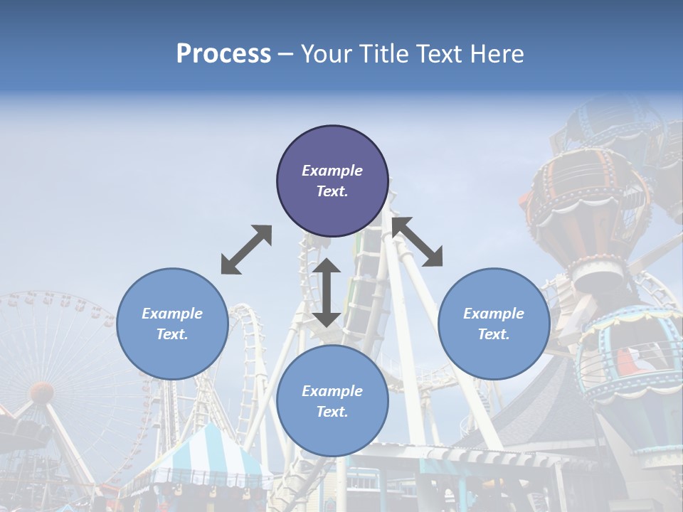 Fashioned Festival Rollercoaster PowerPoint Template