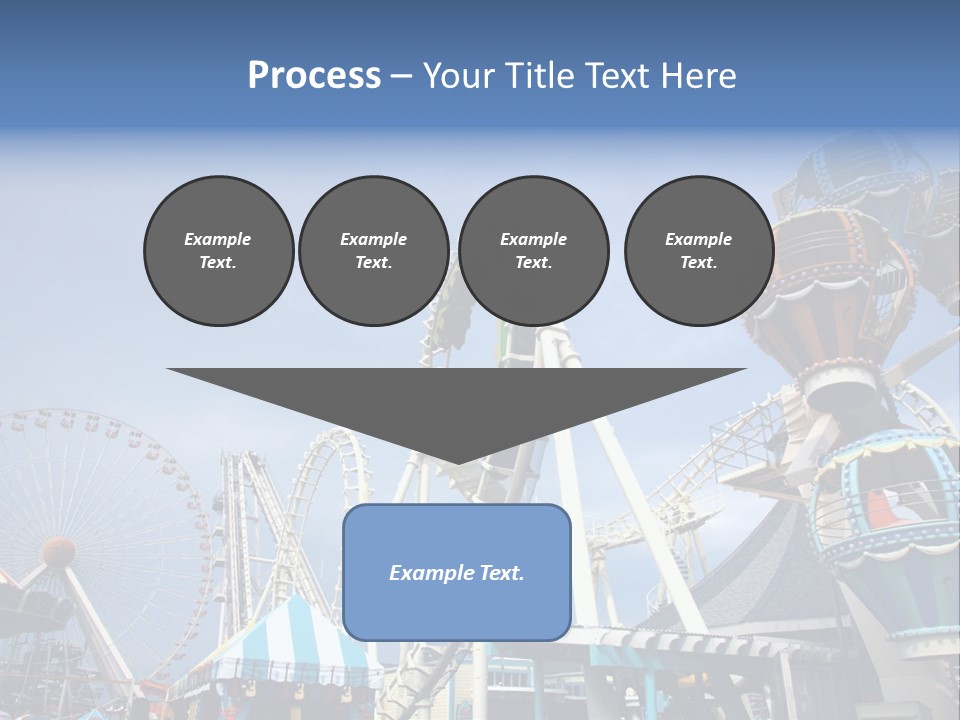 Fashioned Festival Rollercoaster PowerPoint Template