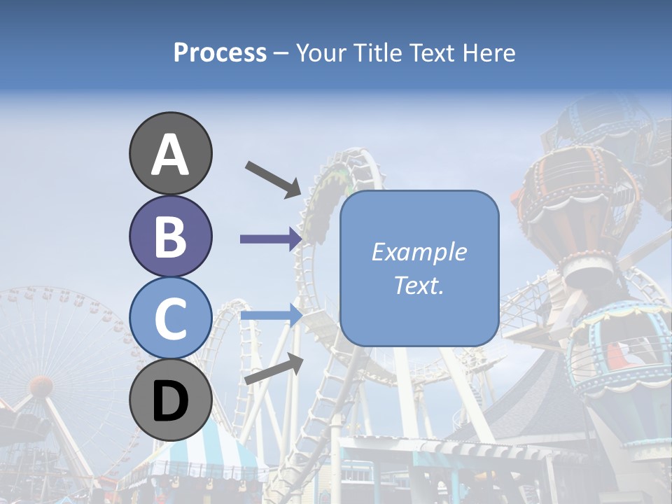 Fashioned Festival Rollercoaster PowerPoint Template