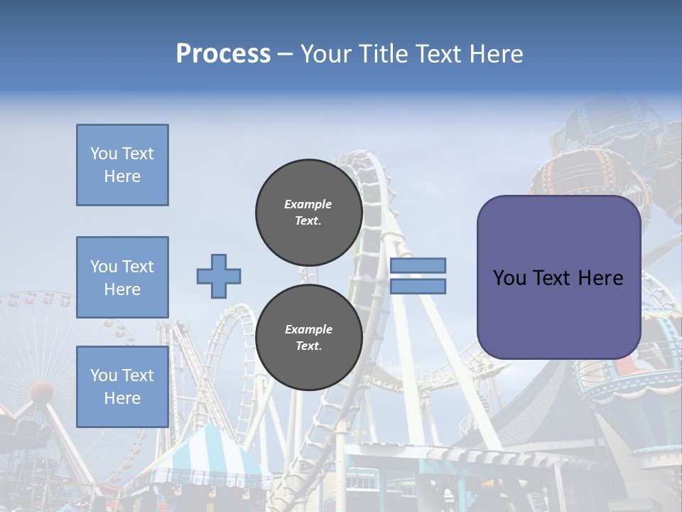 Fashioned Festival Rollercoaster PowerPoint Template