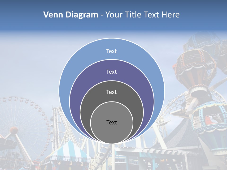 Fashioned Festival Rollercoaster PowerPoint Template