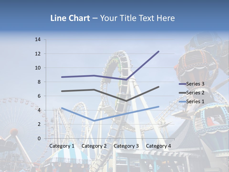 Fashioned Festival Rollercoaster PowerPoint Template