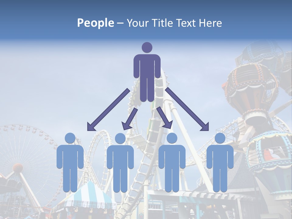 Fashioned Festival Rollercoaster PowerPoint Template