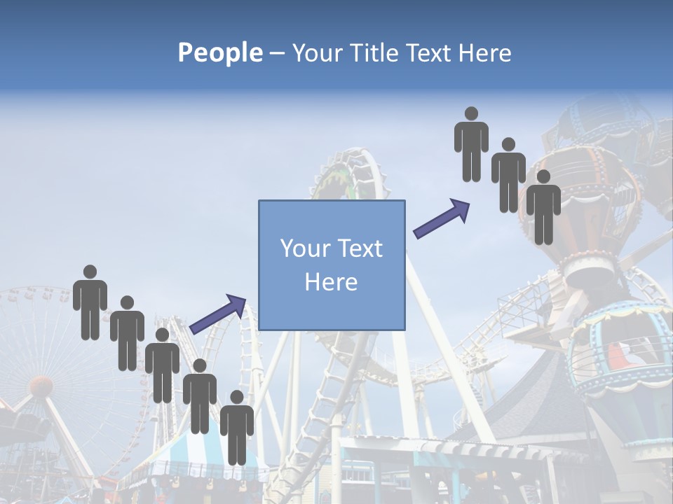 Fashioned Festival Rollercoaster PowerPoint Template