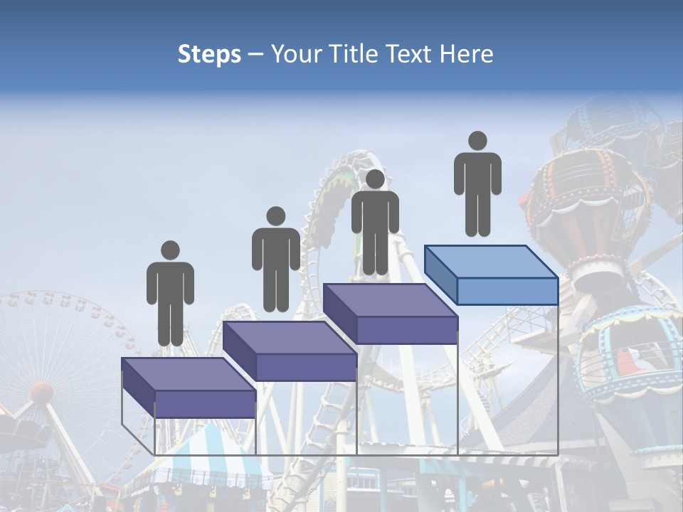 Fashioned Festival Rollercoaster PowerPoint Template