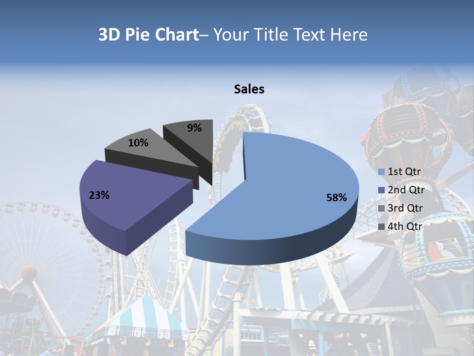 Fashioned Festival Rollercoaster PowerPoint Template