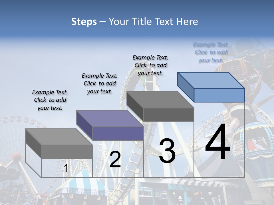 Fashioned Festival Rollercoaster PowerPoint Template