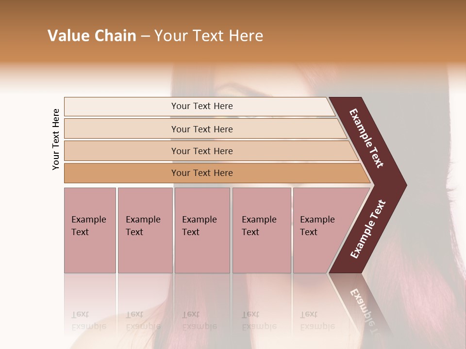 Female Girl Face PowerPoint Template