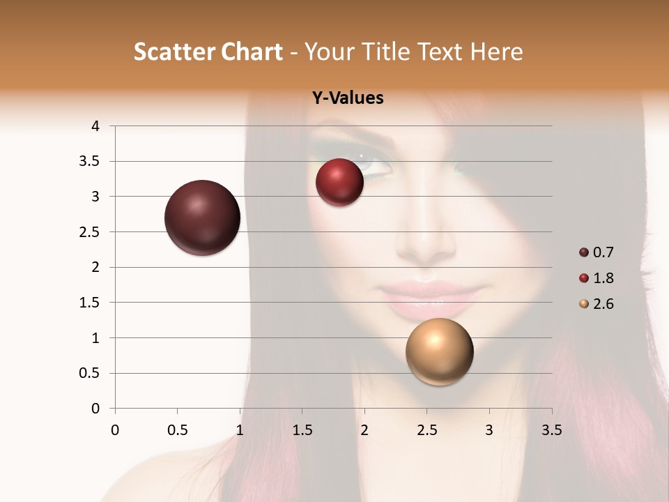 Female Girl Face PowerPoint Template