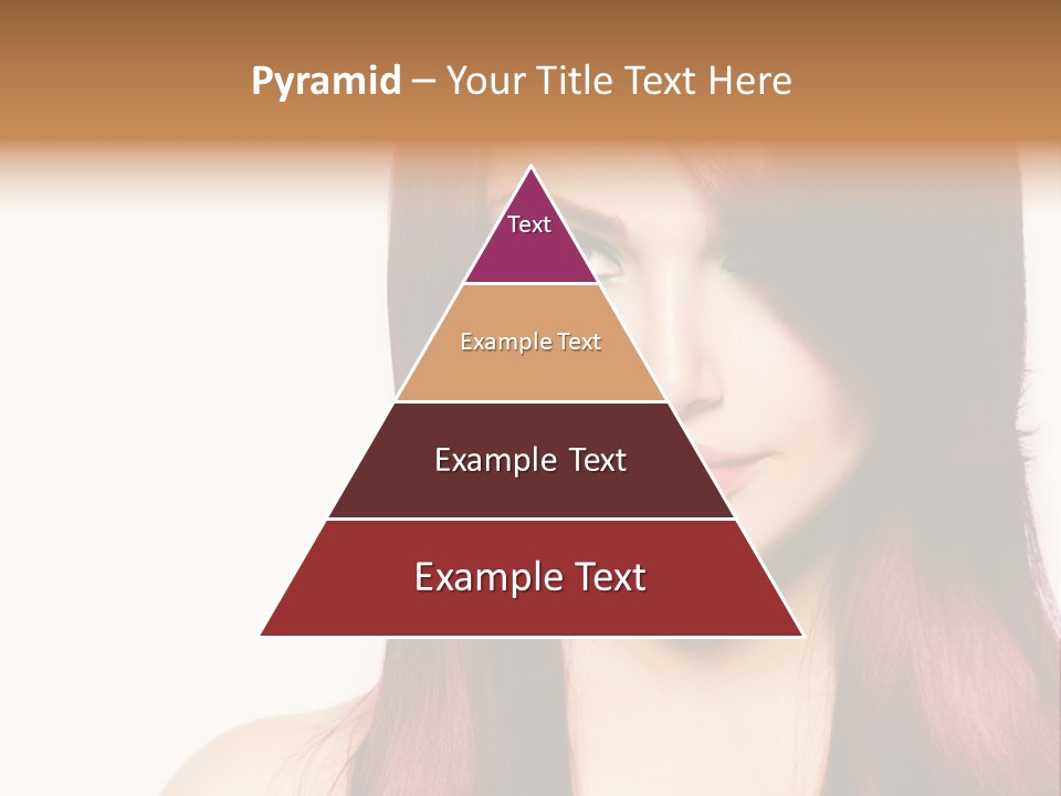 Female Girl Face PowerPoint Template